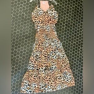Leopard Print Maxi Dress
